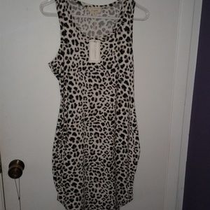 NWT Stretch Leopard Dress